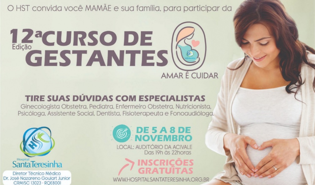 HST lança 12º Curso de Gestantes